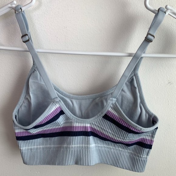 Lucky Brand Multicolor Striped Seamless Bralette - Picture 2 of 8